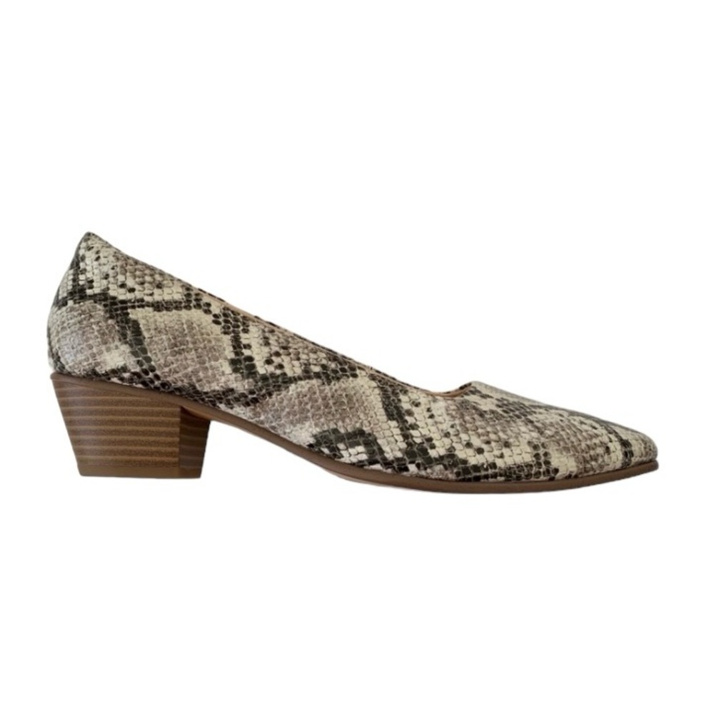 Clarks Snake Print Leather Pointed Shoes (Cushioned Edgy Orthotic Python Sexy)